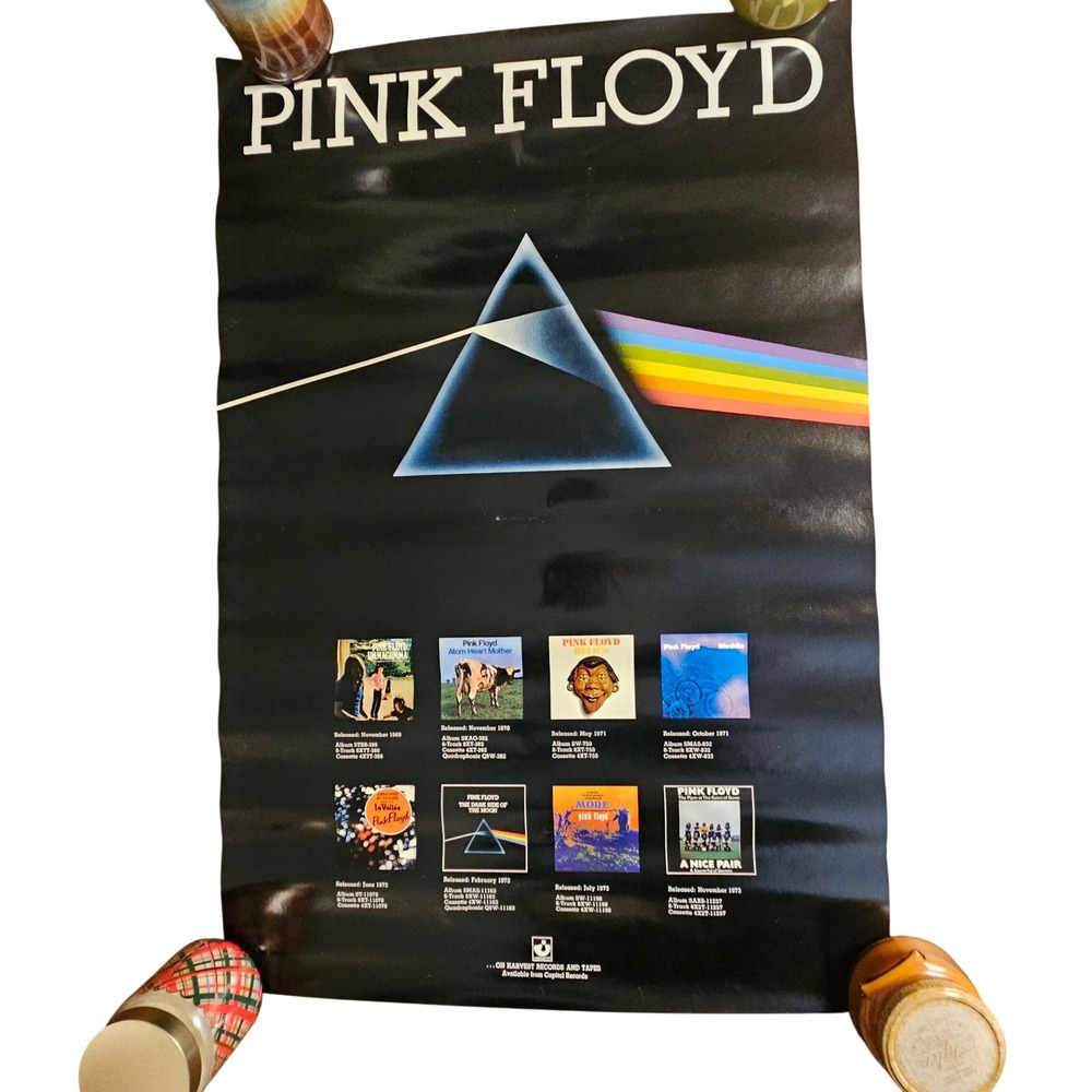 Pink Floyd The Dark Side of the Moon‎ Vintage 1973 Promo Poster 24x36 Rock